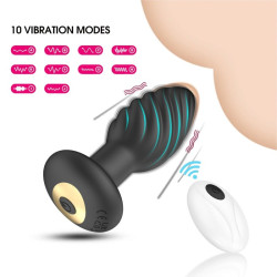 AnalTech Plug Vibrant Threaded 8 x 3.5cm